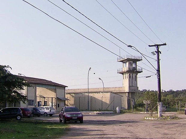 Centro de Detenção Provisória (CDP) de Praia Grande, SP (Foto: Reprodução/TV Tribuna)