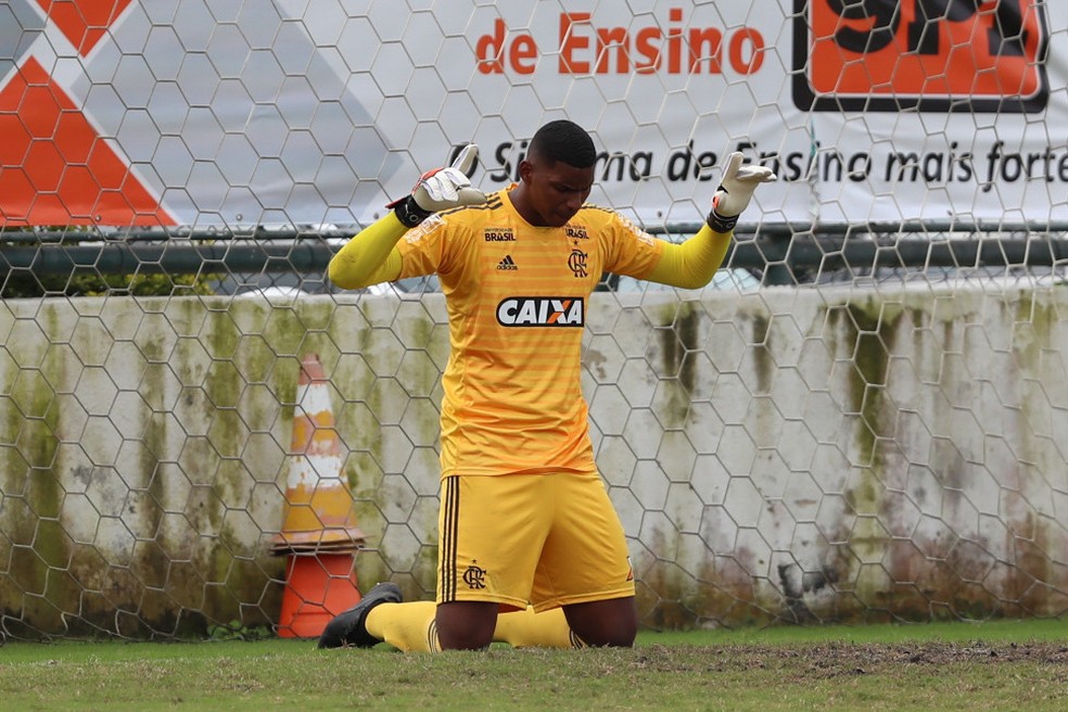 Goleiro do Fla s&oacute; tem uma experi&ecirc;ncia internacional com a sele&ccedil;&atilde;o brasileira sub-20 (Foto: Staff Images/Flamengo)