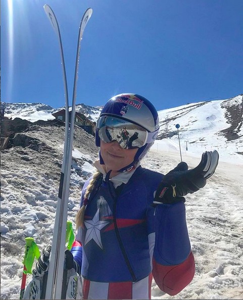 A campeã olímpica e esquiadora profissional americana aposentada Lindsey Vonn (Foto: Instagram)
