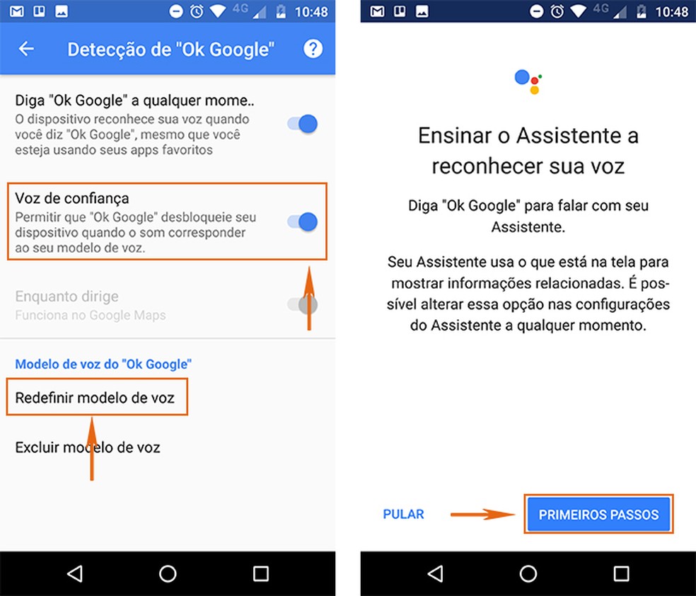 android03 Como desbloquear o celular Android com comando de voz