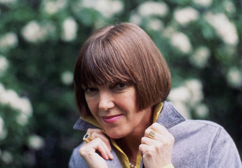 Mary Quant, estilista britânica, em 1970. Designer morreu nesta quinta-feira (13). — Foto: Arquivo/AP
