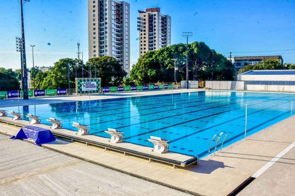 Utilizada Na Rio 2016 Piscina Doada Ao Am Enfim Sera Utilizada Na Vila Olimpica De Manaus Am Ge
