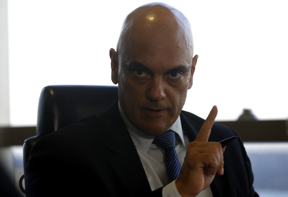 O presidente do TSE e ministro do STF, Alexandre de Moraes