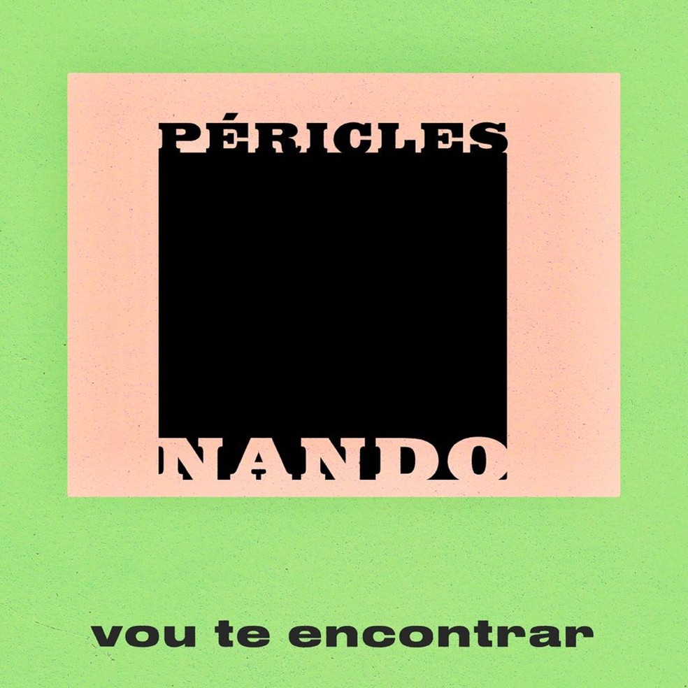 Capa do single 'Vou te encontrar', de Nando Reis com Péricles — Foto: Divulgação