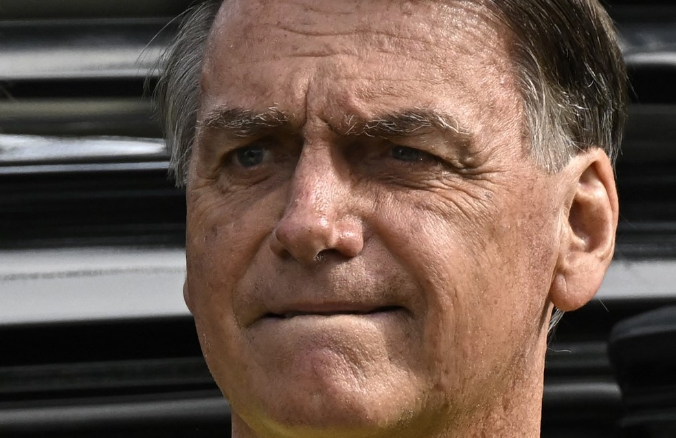 Bolsonaro em foto de 30 de outubro de 2022 — Foto: MAURO PIMENTEL / AFP