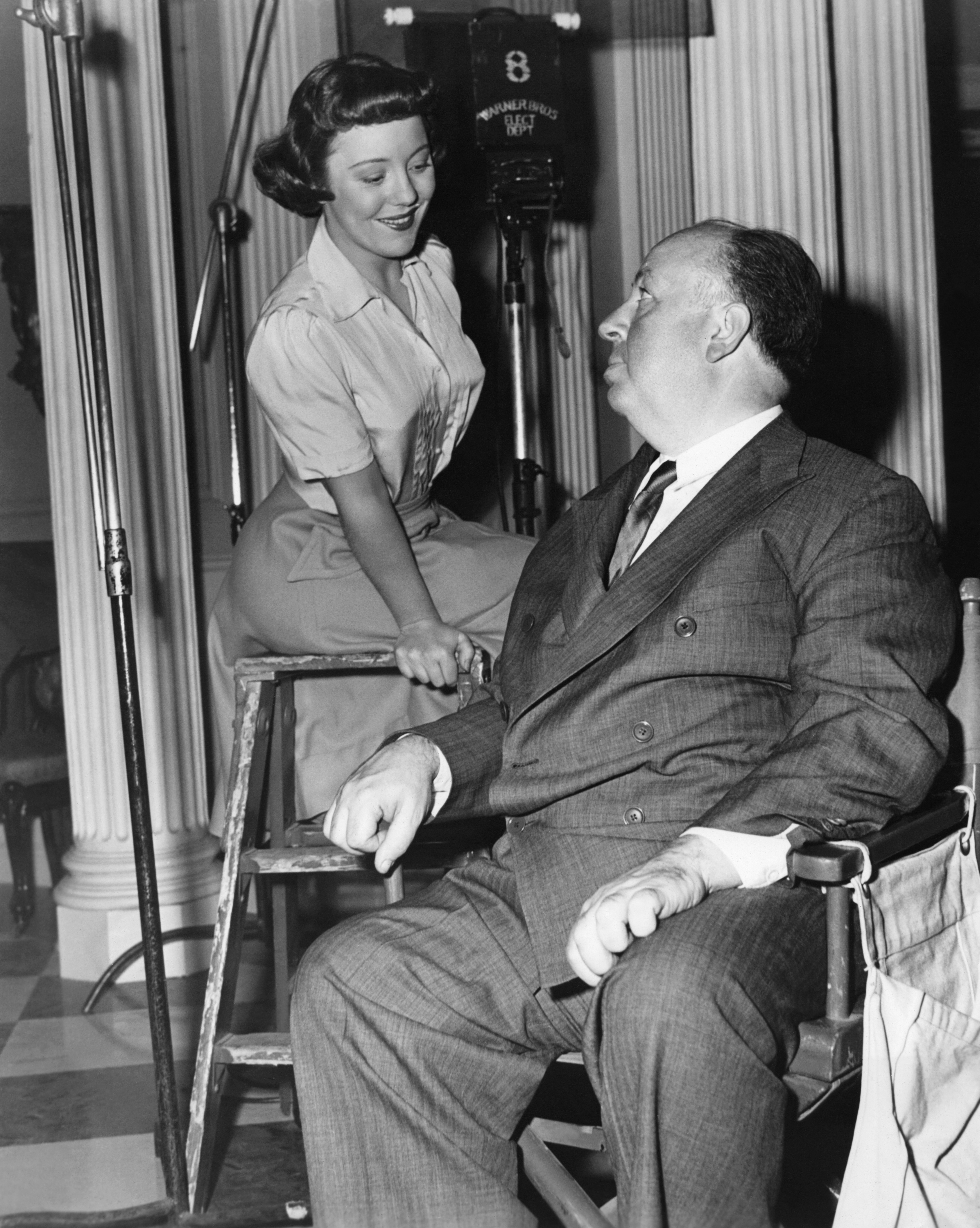 Patricia e Alfred Hitchcock (Foto: getty)