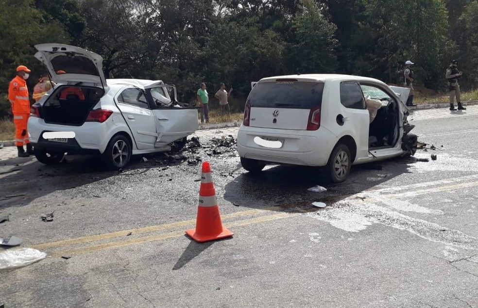 Acidente ocorreu no início da tarde desta quarta-feira (7) — Foto: Samu/Divulgação