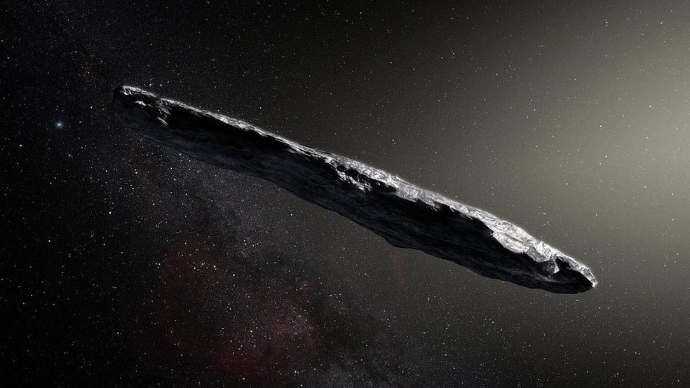 Oumuamua está deixando campo de visão dos astrônomos, após passar pelo Sitema Solar | (Foto: ESO/M. Kornmesser)