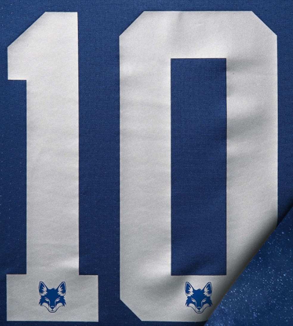 Detalhe da nova camisa do Cruzeiro (Foto: Divulgação / Umbro / Cruzeiro)