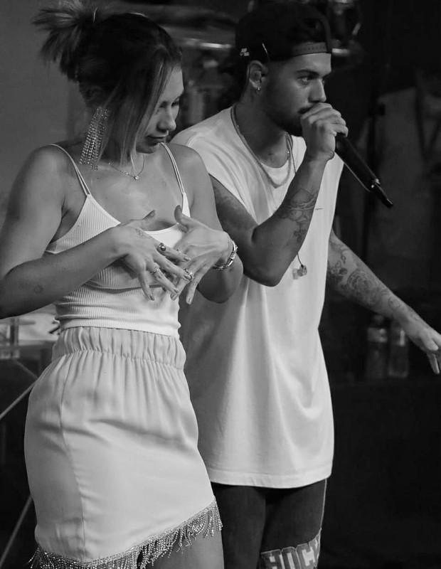 Zé Felipe e Virginia Fonseca em show do cantor em Angra dos Reis (Foto: Fred Pontes/Divulgação)