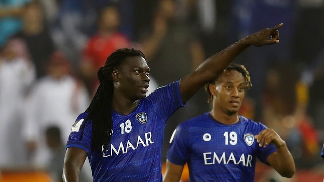 Gomis celebra gol decisivo pelo Al Hilal