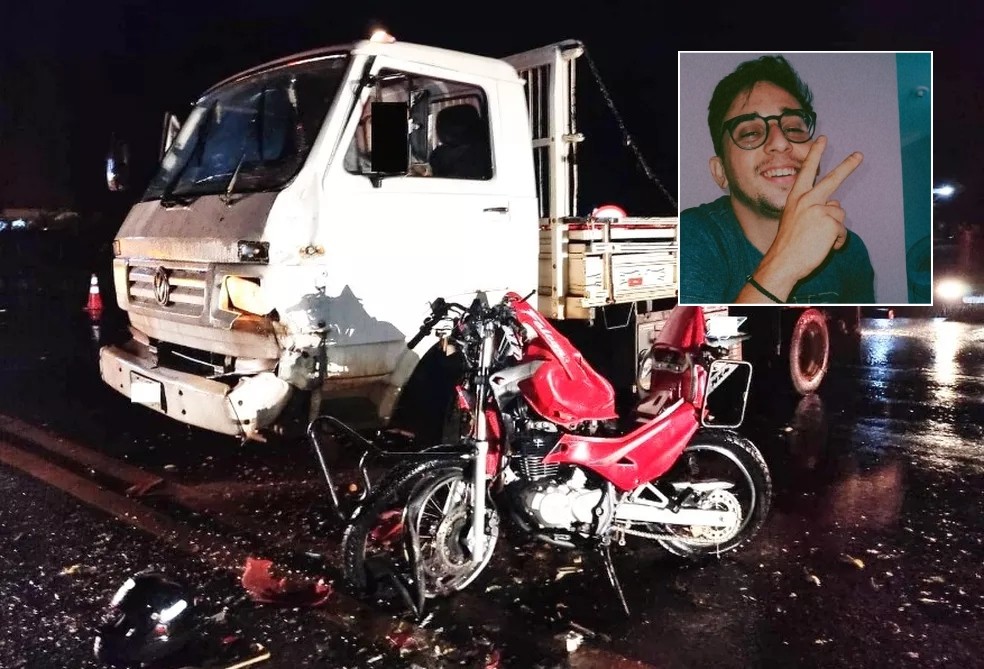 Lucas Juliani morreu em acidente de moto em Herculândia (SP) — Foto: Tupãense Notícias/Divulgação - Arquivo pessoal