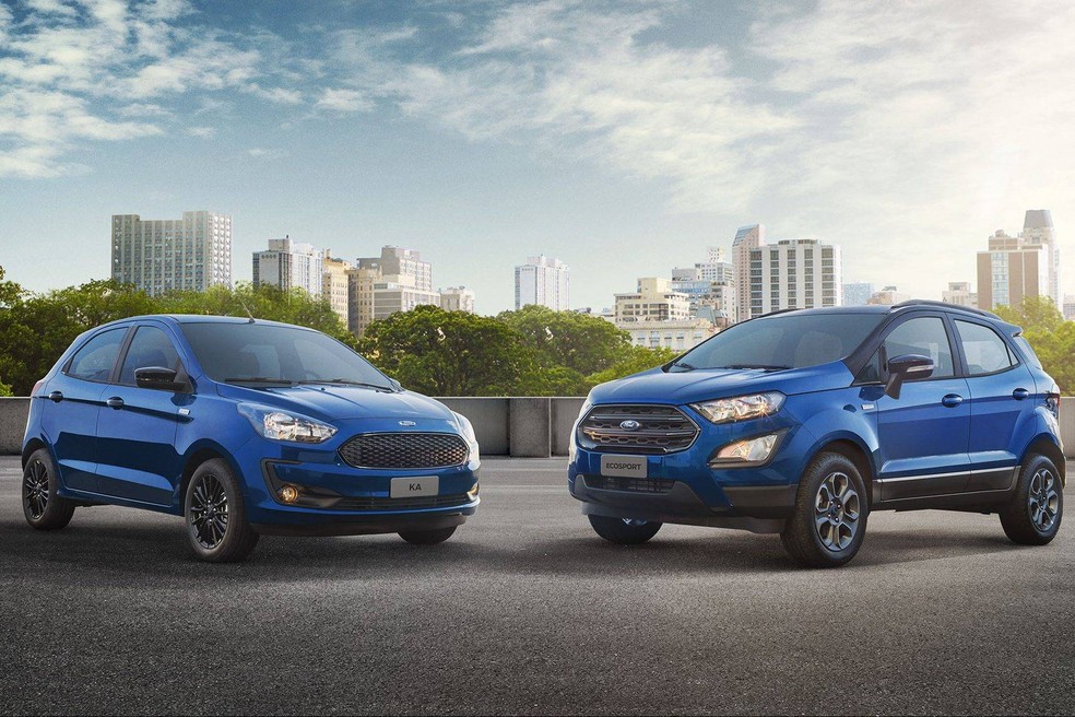 Ford Ka e EcoSport "morreram" juntos com o fim da produção local da Ford — Foto: Divulgação 
