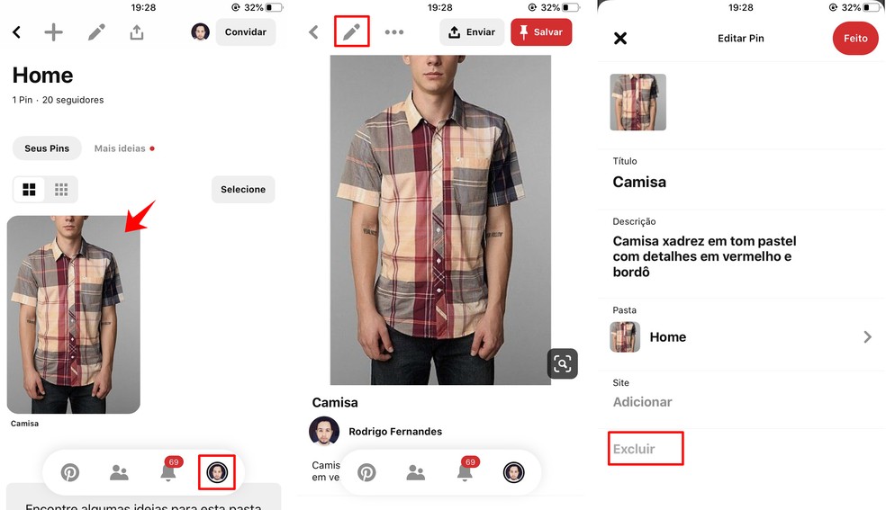 Como Postar Foto No Pinterest Pelo Celular Redes Sociais Techtudo