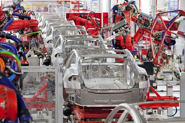 Fábrica da Tesla, nos Estados Unidos (Foto: Divulgação/Tesla) Fábrica da Tesla, nos Estados Unidos (Foto: Divulgação/Tesla)