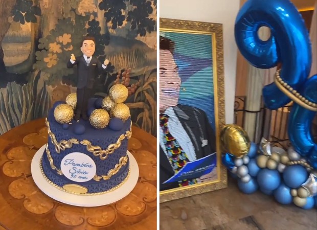 Silvio Santos celebra aniversário em família (Foto: Reprodução/Instagram)