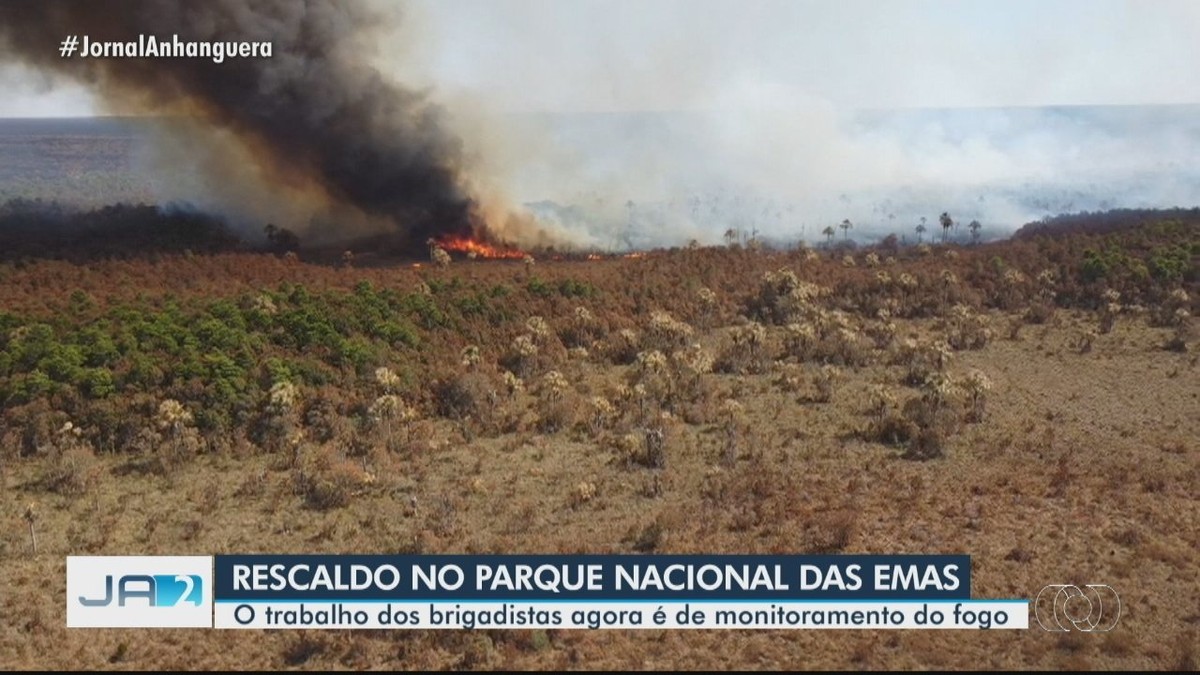 Voo de drone identifica que não há novas chamas no Parque Nacional das Emas, mas monitoramento continua - Vimarsana News