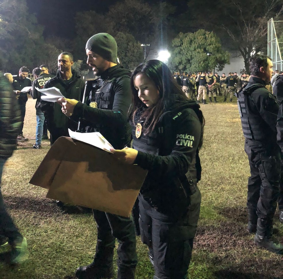 Operação envolve policiais Civil, Militar e Penal — Foto: MPMG/Divulgação