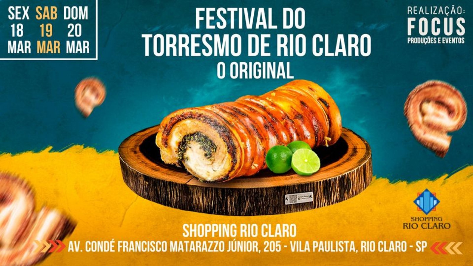 Rio Claro recebe a primeira edição do Festival do Torresmo 