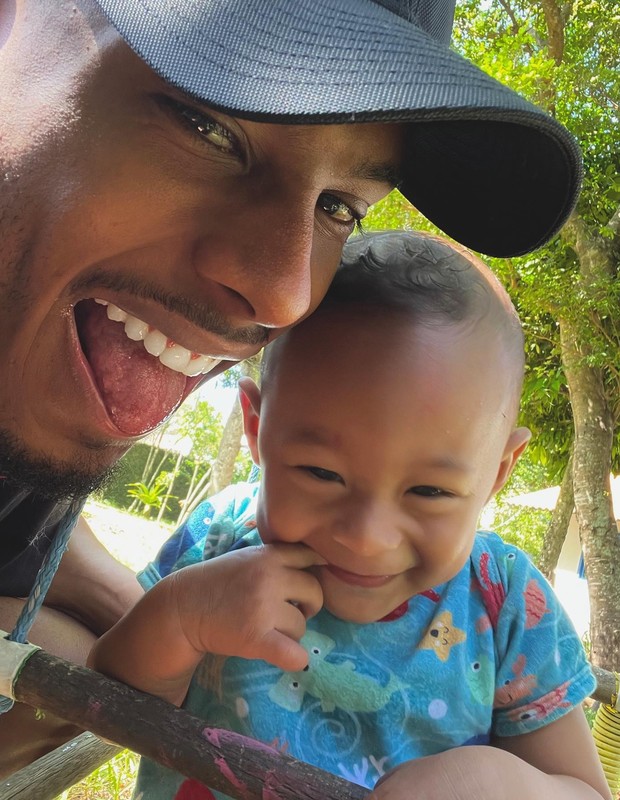 Paulo André e o filho PAzinho (Foto: Reprodução/Instagram)