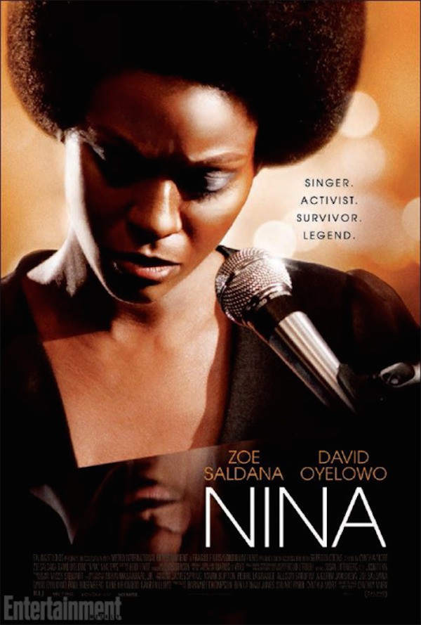 O pôster de 'Nina', protagonizado por Zoe Saldana (Foto: Divulgação)