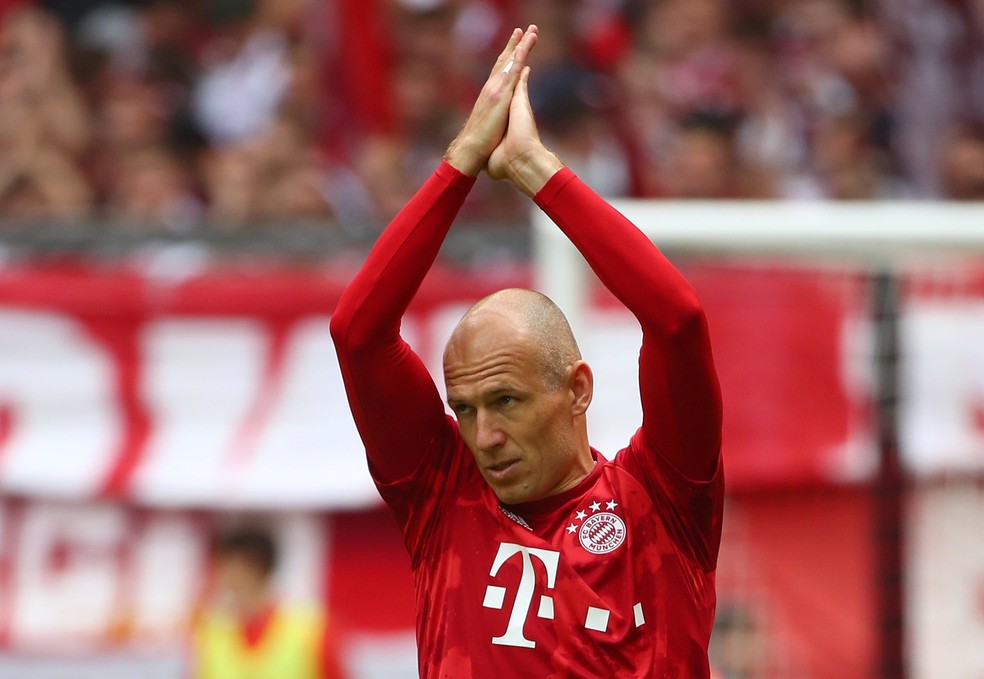 Robben se despediu da carreira em maio de 2019 — Foto: Reuters
