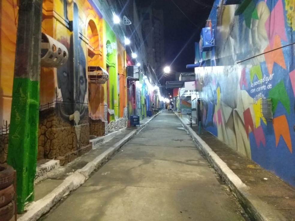 Beco da Lama foi revitalizado e vai receber projeto Hoje Tem Samba no Beco — Foto: Rick Ricardo