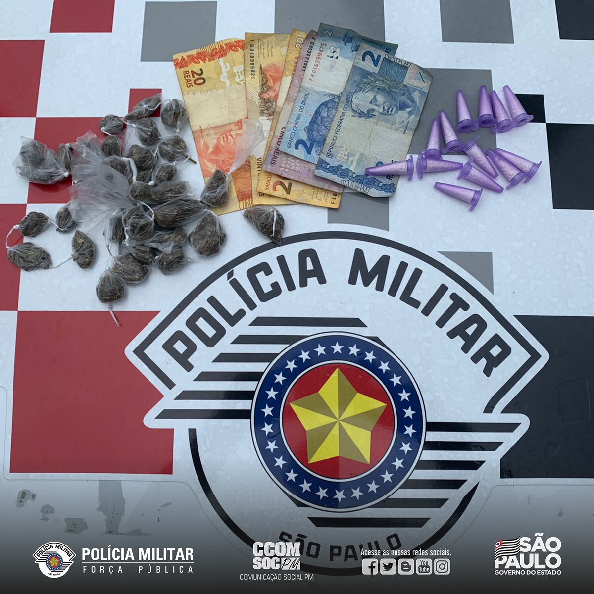 Dois adolescentes são apreendidos por tráfico de drogas em Caraguatatuba