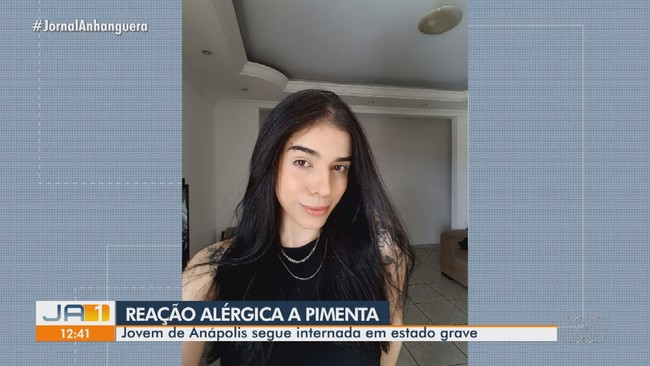 Jovem internada aps cheirar pimenta passa por exame para avaliar comprometimento cerebral