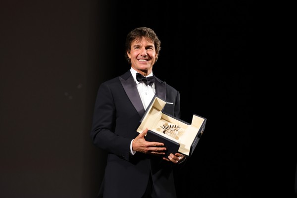 Tom Cruise recebeu a Palma de Ouro honorária e foi muito celebrado no 75º Festival de Cannes (Foto: Getty Images)