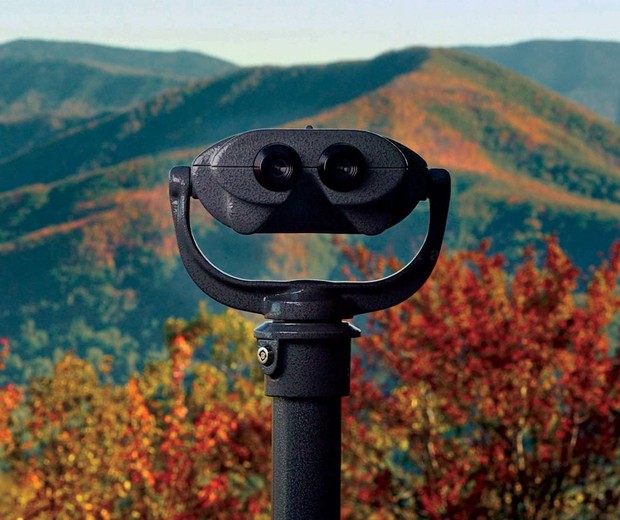 Tennessee, nos EUA, instala binóculos com lentes especiais para daltônicos (Foto: Divulgação)