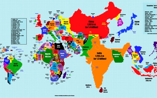Como ficaria o mapa-múndi se ele fosse baseado na ...