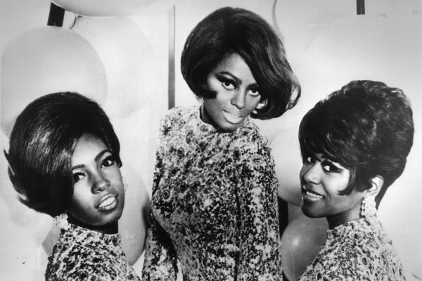 Mary Wilson, Diana Ross e Cindy Birdsong, o trio do The Supremes em foto de 1968 (Foto: Getty Images)