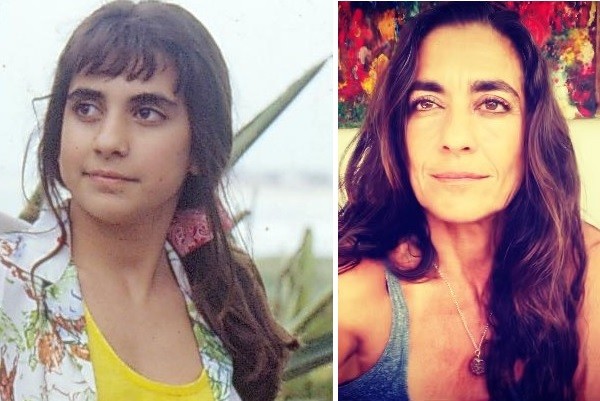 Antes e depois: Carol Machado em Top Model (Globo, 1989) e com visual de  2021 (Foto: Nelson Di Raggo/TV Globo e Reprodução/Instagram)