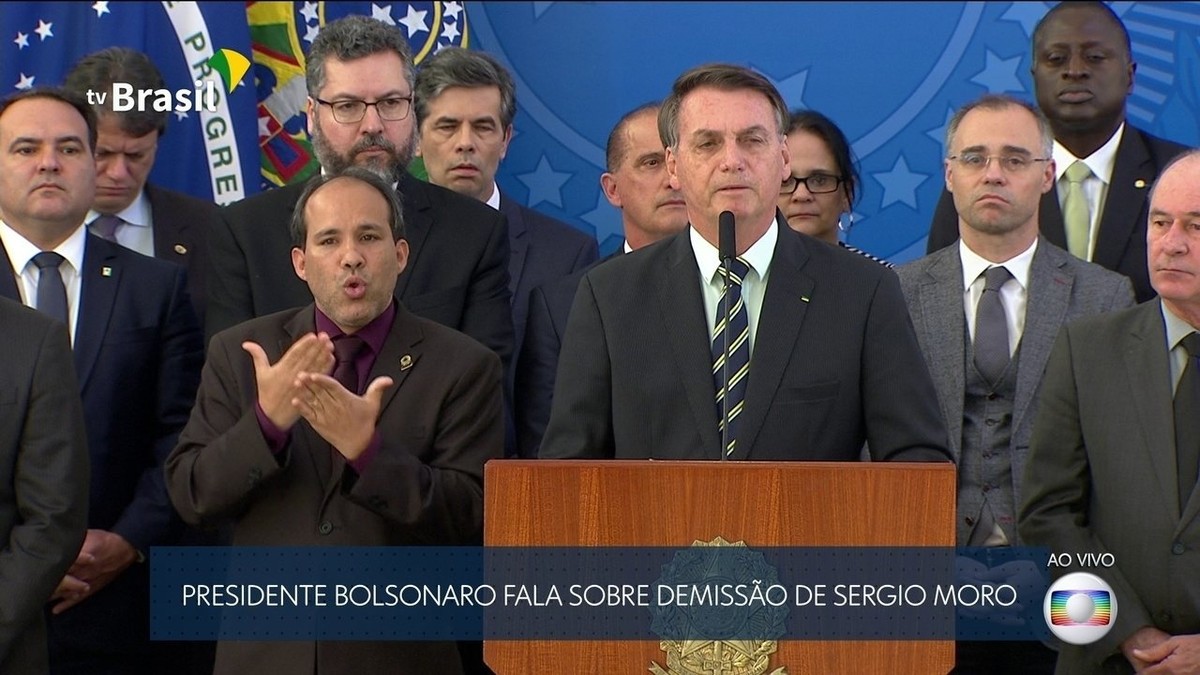 Veja e leia a íntegra do pronunciamento de Bolsonaro sobre a saída de Moro do governo | Política ...
