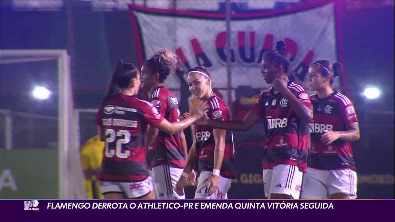 Flamengo derrota o Athletico-PR e emenda quinta vit&oacute;ria seguida