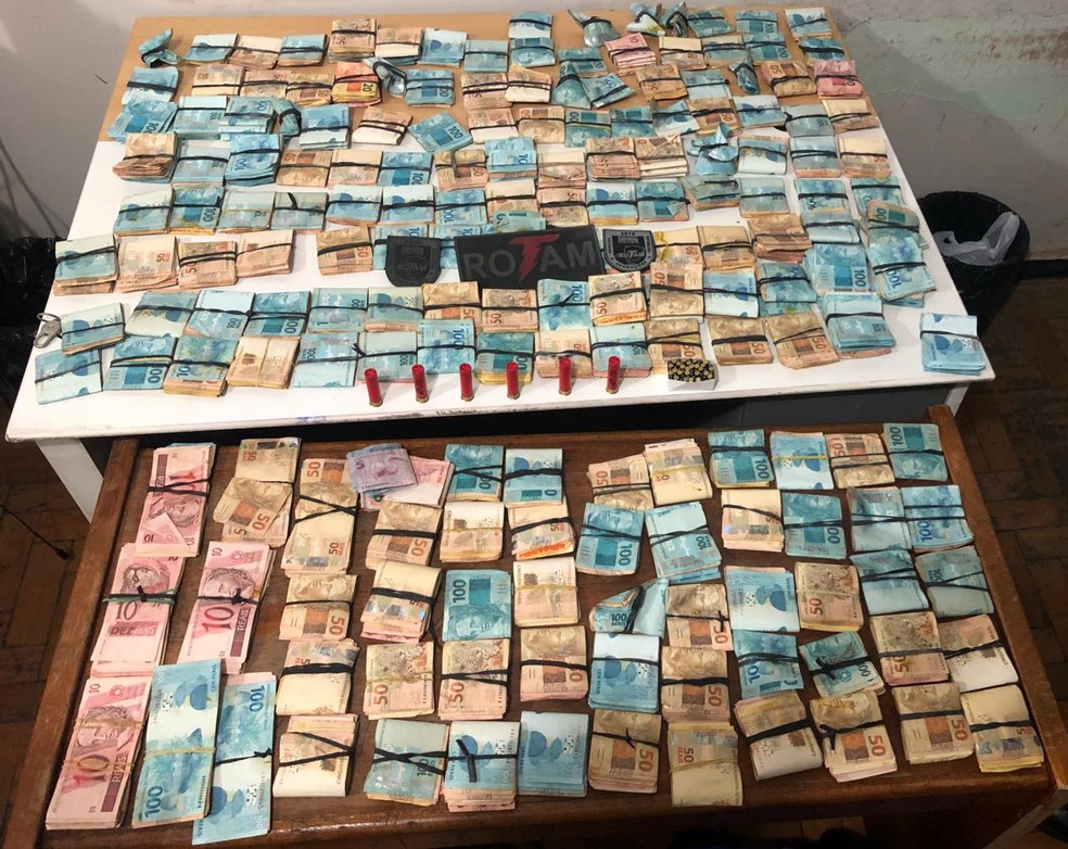 Material apreendido durante a operação Protegat — Foto: Polícia Militar/Divulgação