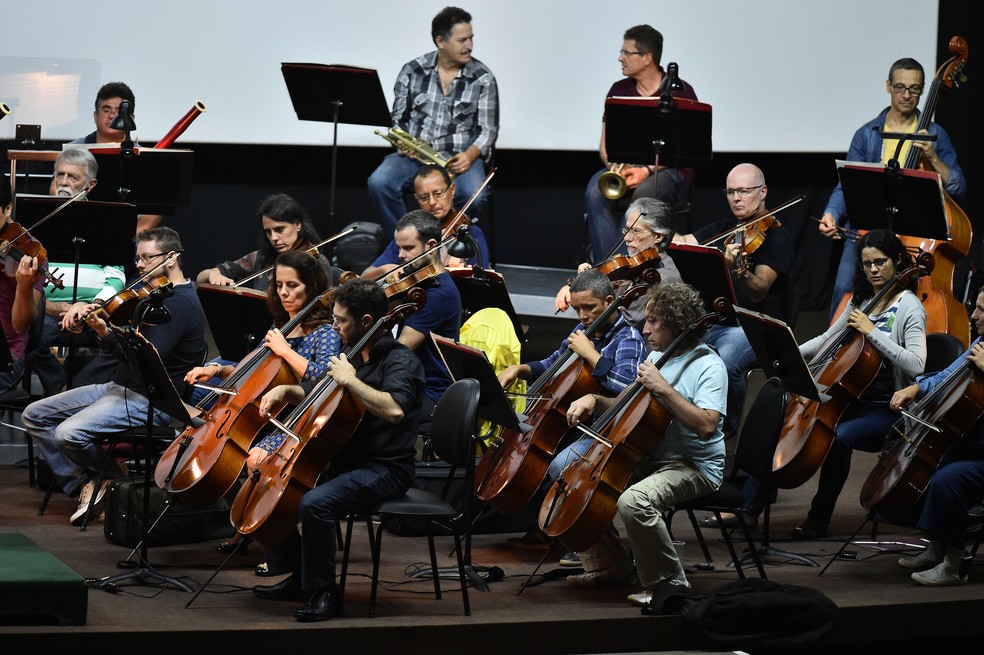 Orquestra Sinfônica do Teatro Nacional — Foto: Andre Borges/Agência Brasília