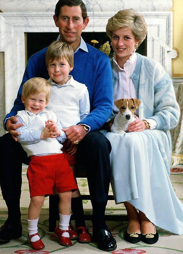 Lady Di e família (Foto:   Getty Images)
