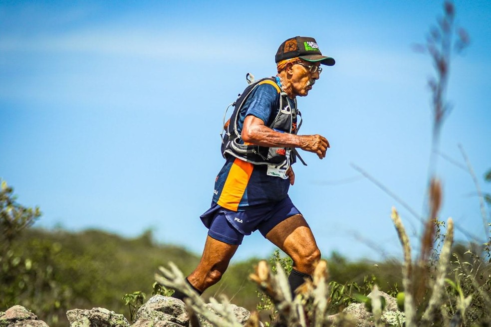 Wilson Carioca percorreu 70 km para comemorar aniversário de 70 anos — Foto: Arquivo Pessoal