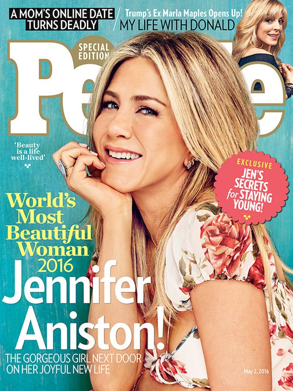Esta é a segunda vez que Jennifer Aniston recebe o título (Foto: Reprodução)