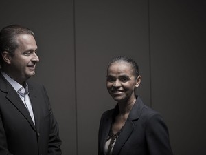 Eduardo Campos e Marina Silva (Foto: Editora Globo)