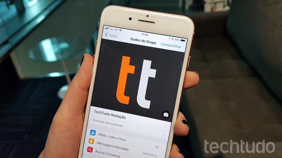WhatsApp: aprenda a adicionar descri&ccedil;&atilde;o em grupos (Foto: Viviane Werneck/TechTudo)