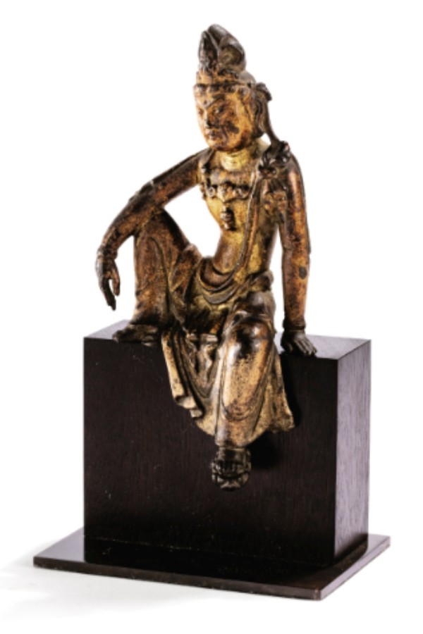 Escultura de Buda leiloada pro 92,5 mil euros (Foto: Sothesby/reprodução)