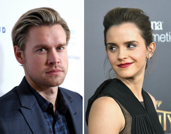 O ator e cantor Chord Overstreet e a atriz Emma Watson (Foto: Getty Images)