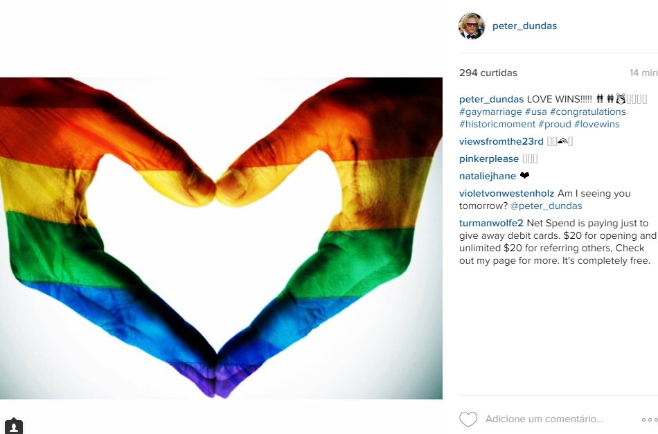 Peter Dundas (Foto: Reprodução/ Instagram)