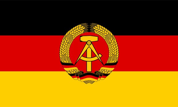 Bandeira da Alemanha Oriental (Foto: Jwnabd/Wikimedia Commons)