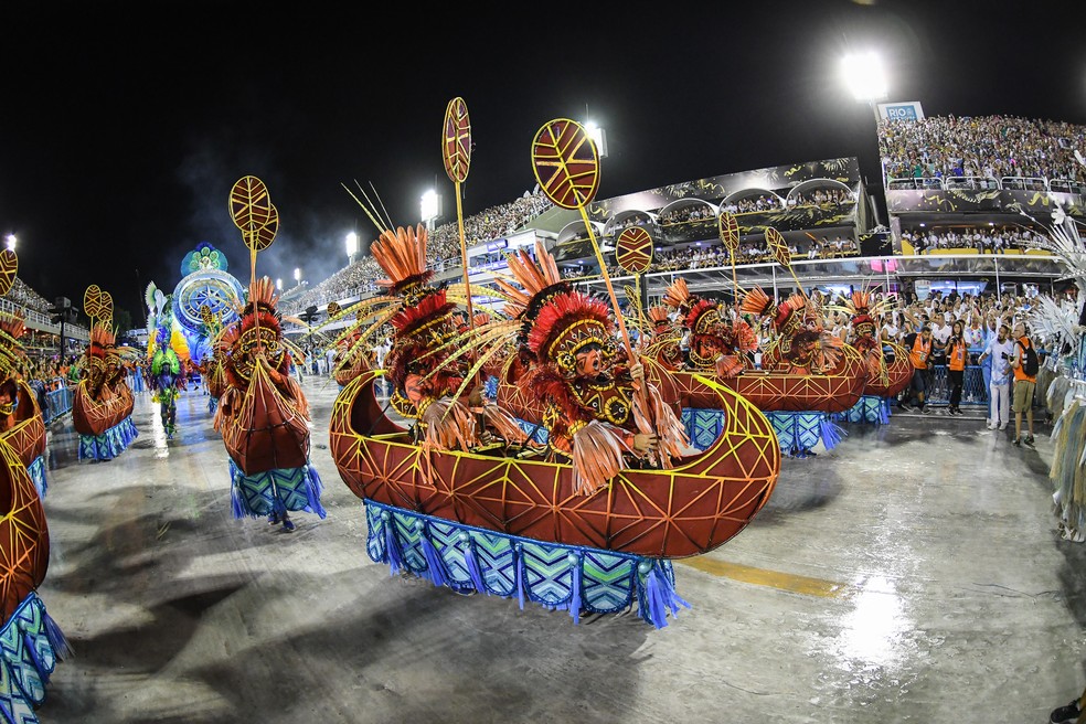 Desfile da Vila Isabel de 2020 — Foto: Alexandre Durão/G1