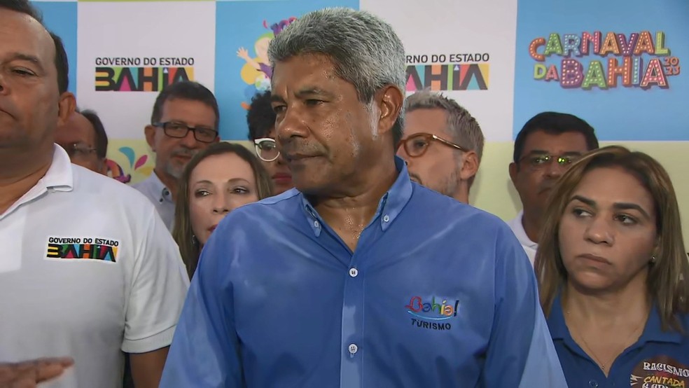 Governador da Bahia faz avaliação positiva do carnaval e promete ações para valorizar circuitos Osmar e Batatinha em Salvador — Foto: TV Bahia