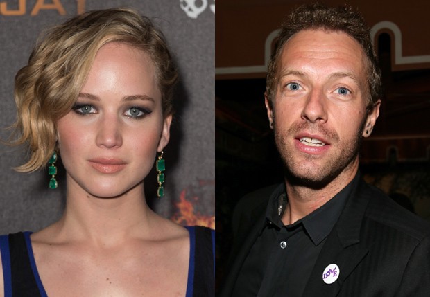 Jennifer Lawrence e Chris Martin (Foto: Getty Images)